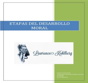 Semana 11 Etapas Del Desarrollo Moral