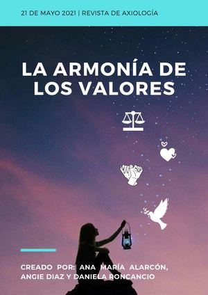 La Armonía De Los Valores
