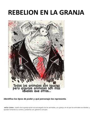 Rebelion En La Granja