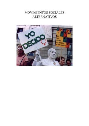 Movimientos Sociales Alternativos