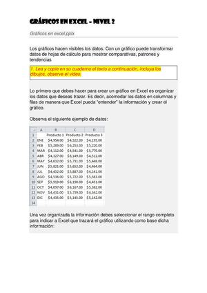 Gráficos En Excel Nivel 2