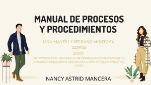 MANUAL DE PROCESOS Y PROCEDIMIENTOS