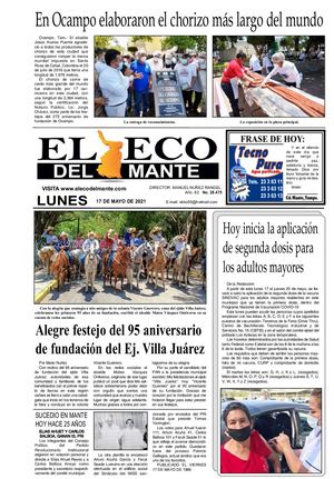 Lunes 17 De Mayo De 2021