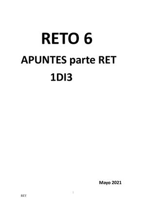 Apuntes Para Examen Ret Mayo 2021
