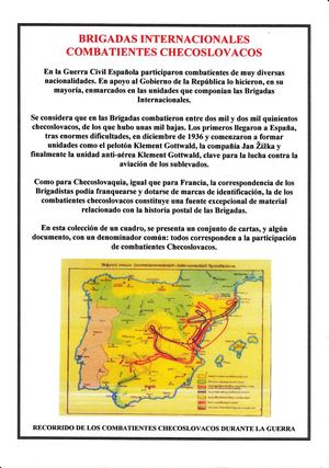 Brigadas Internacionales: Combatientes Checoslovacos