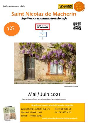 INFOS N122 Mai Juin 2021