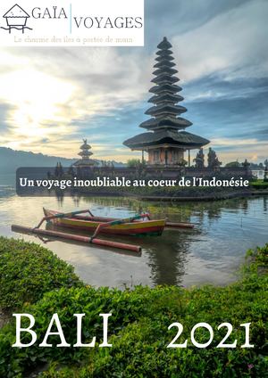 E-brochure Bali 2021 Gaïa Voyages