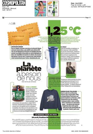 Les Compagnons du Miel _Parution Cosmopolitan