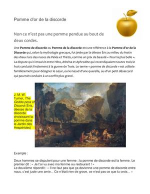 Expressions Mythologiques 5ème