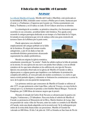 Historia De Murillo El Cuende