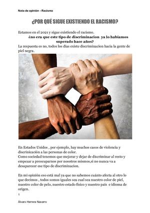 ¿Por Qué Sigue Existiendo El Racismo?