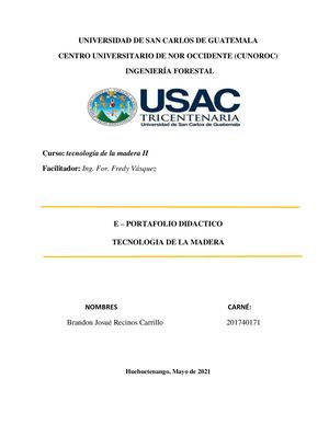 Brandon Recinos E Portafolio