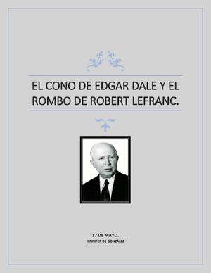 El Cono De Edgar Dale Y El Rombo De Robert Lefranc By Jennifer Castillo M