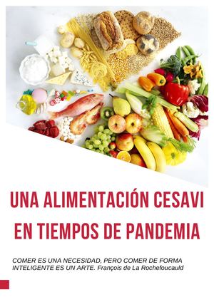 Una Alimentación Cesavi En Tiempos De Pandemia