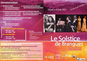 Dépliant Solstice de Brangues 2021