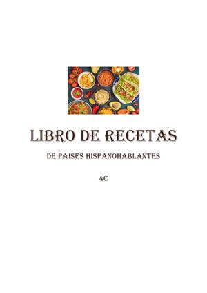 Libro de recetas