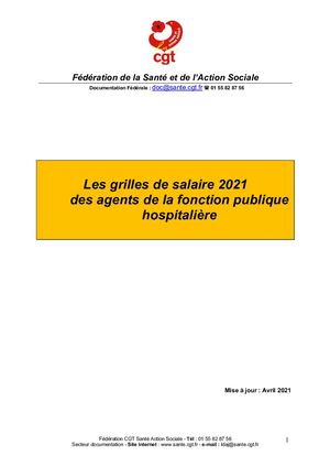 Fd Sante Cgt Grilles Salaire 2021 Mise A Jour Avril 2021 Fph