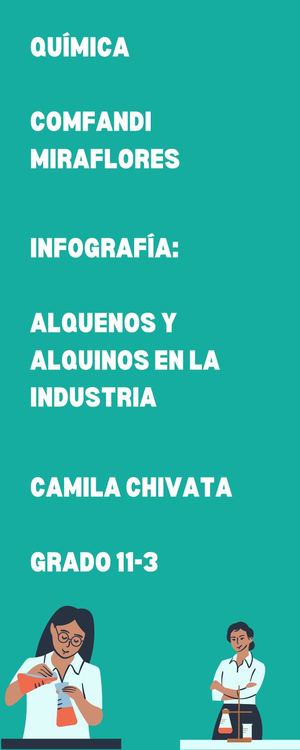 Infografía alquenos, alquinos