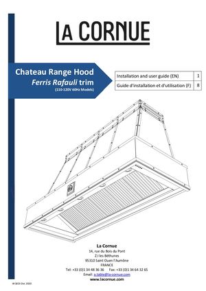 Installation instructions Hottes/hoods Château Suprême UL