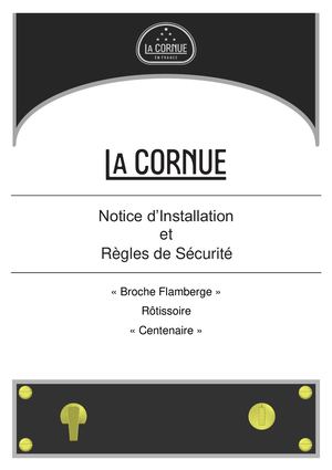 FR - Installation instructions Flamberge CE