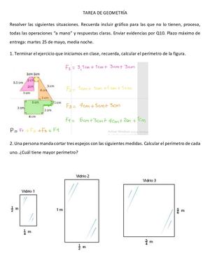 Tarea Perímetro