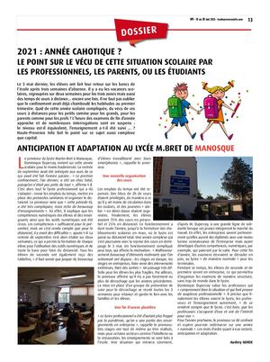 Education : 2021 une année complexe