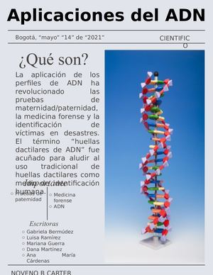 aplicaciones del ADN