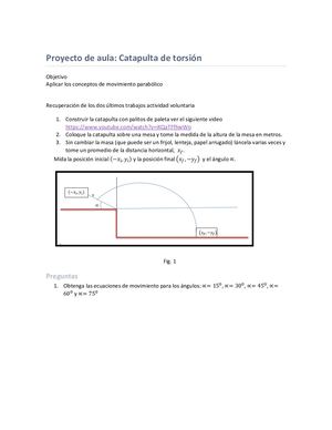 Proyecto De Aula Catapulta
