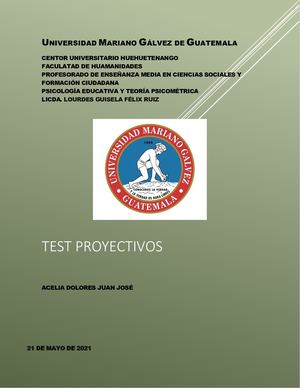 Los Test Proyectivos
