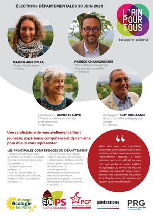 Profession de foi - Canton de Trévoux