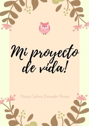 Proyecto De Vida (Nora Donado)