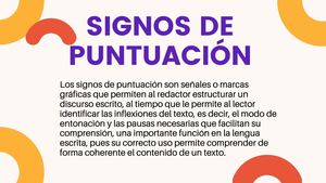 Signos De Puntuación