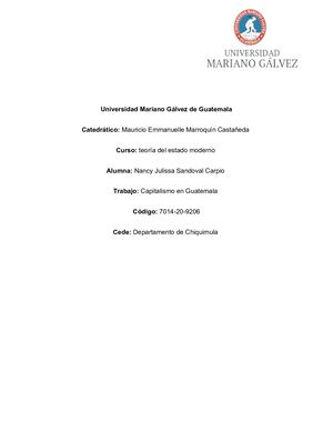 Capitalismo En Guatemala (Autoguardado)