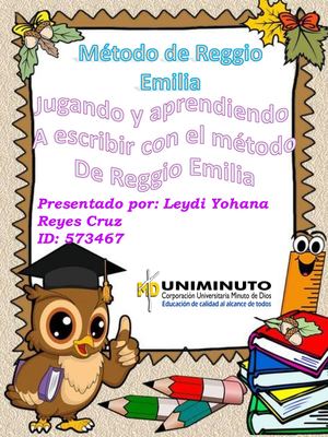 Cartilla del método Reggio Emilia Practica I