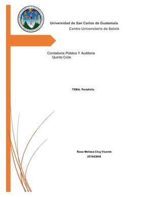 Portafolio Contabilidad