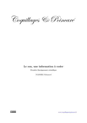 Cours Le son, une information à coder (Première Enseignement scientifique)