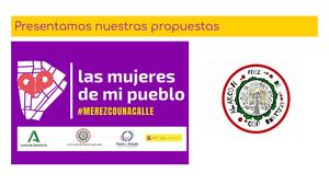 "Las mujeres de mi pueblo" Propuestas