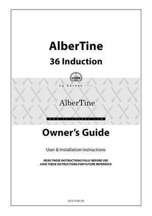 ENG - Installation instructions Cornufé 110 Induction UL