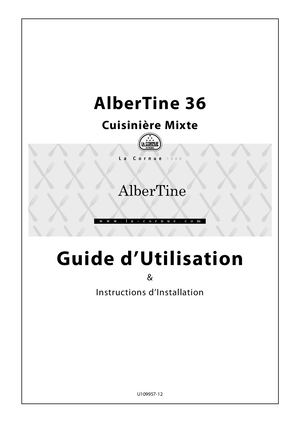 FR - Installation instructions Cornufé Albertine Dual UL