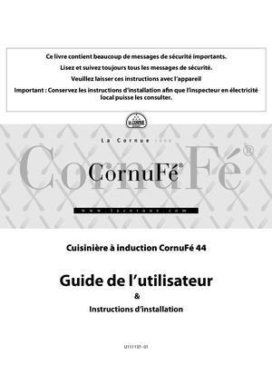 ENG - Installation Instruction Cornufé 110 Induction UL