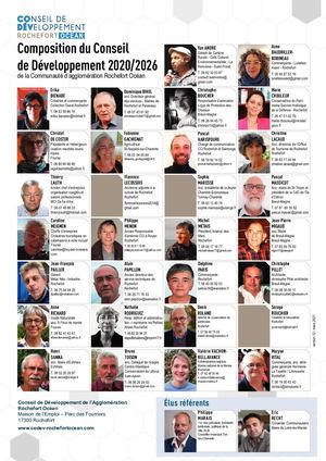 Organigramme du Conseil de développement
