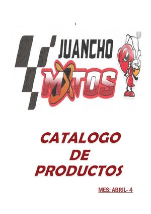 Catalogo Pdf Juanchomotos Mayo 1