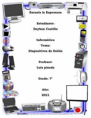 Dispositivos De Salida Examen