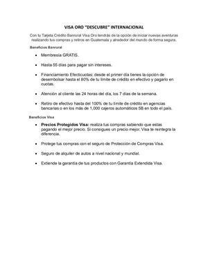 Gerencia Tarjeta De Credito