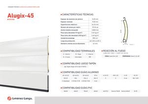 Lama Alugix 45 Catálogo /PUIGMETAL®