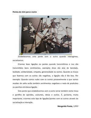 Pontes De Mim Para O Outro