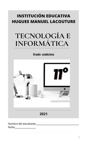 Guia Grado Once 2021 Segundo Periodo Grado 11°