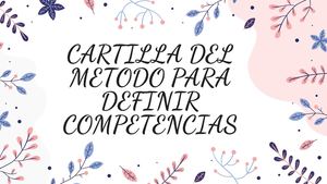 Cartilla Del Metodo Para Definir Competencias 2