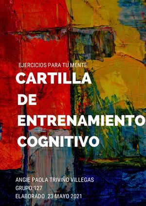Cartilla De Entrenamiento Cognitivo Angie Paola Triviño Villegas Grupo 127