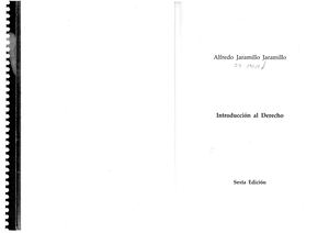Introducción Al Derecho - Alfredo Jaramillo